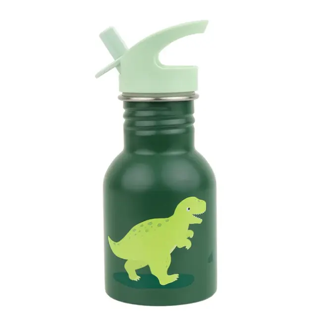 A Little Lovely Company Ανοξείδωτο Μεταλλικό Παγούρι 350ml - Dinosaur DBSMDI112