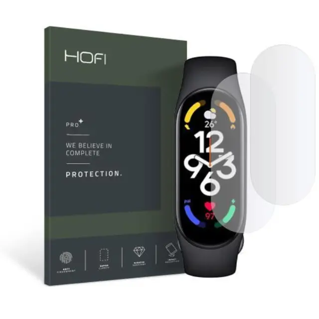 Hybrid Nano Glass Hofi Pro+ Xiaomi Mi Smart Band 7 Διάφανο (2 τεμ.) N60421