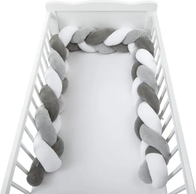 FreeOn Πάντα Πλεξούδα 235*15 cm White - Grey 50139