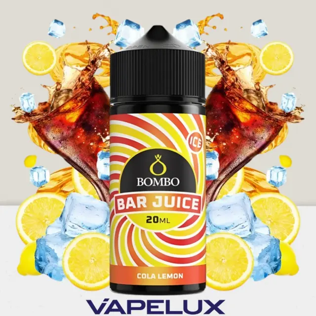 Bombo Bar Juice Flavor Shots Cola Lemon 20ml to 120ml