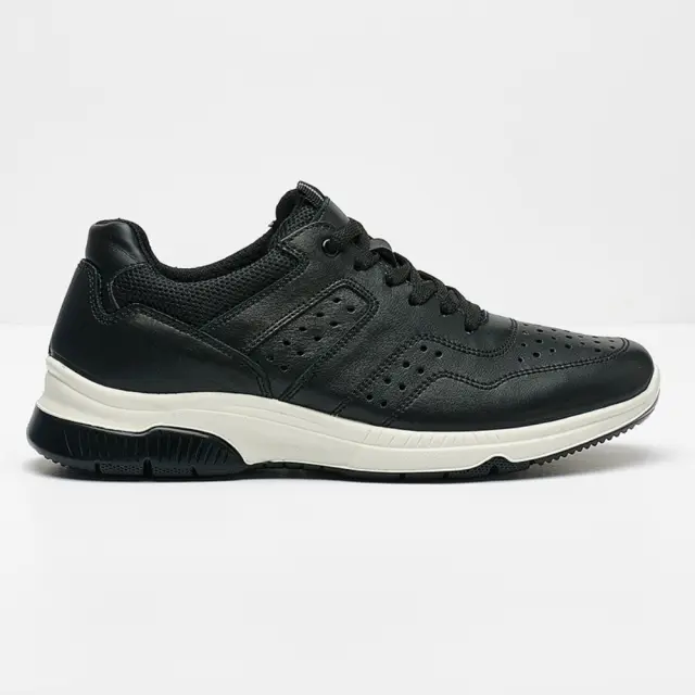 Imac Sneakers Ανδρικό δέρμα Μαύρο IMA/352410 BLACK - 41