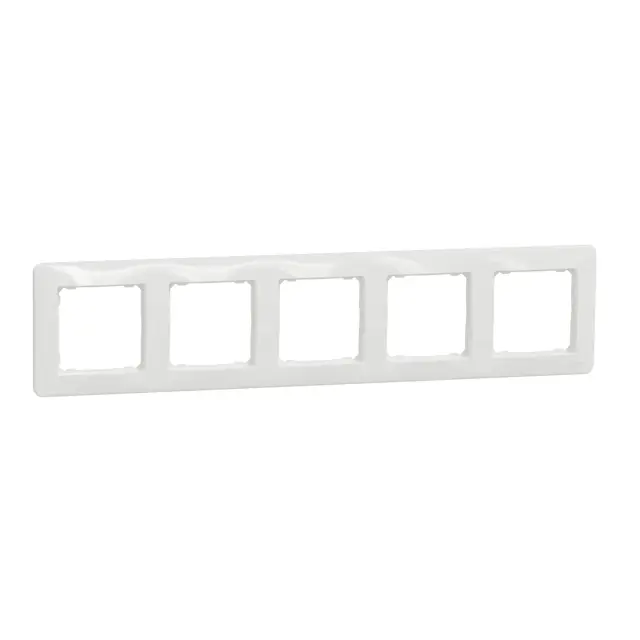 Sedna Design & Elements, Frame 5 gang, professional, white