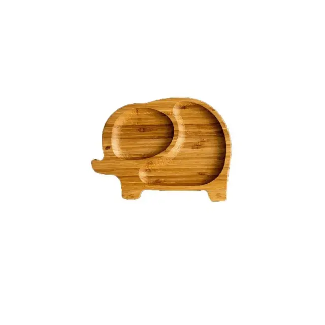 OLA Bamboo Plate Elephant