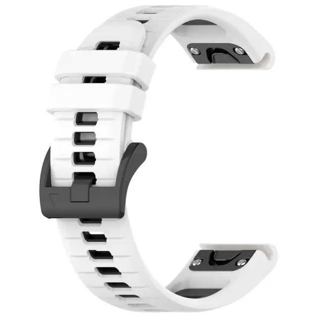 Dual Colour Λουράκι για Fenix 5s/6s/6s/7s Pro/8/9 (43mm)-White/Black OEM