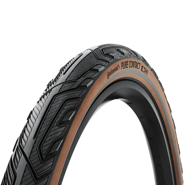 ΕΛΑΣΤΙΚΟ CONTINENTAL PURE CONTACT 27.5x2.20 REFLEX ΜΑΥΡΟ-ΚΑΦΕ ΔΙΠΛΩΤΟ