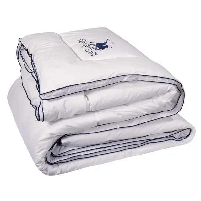 Πάπλωμα 240x260 King Size 350gsm Microfiber Greenwich Polo Club 2346 White 100% βαμβακερό 2