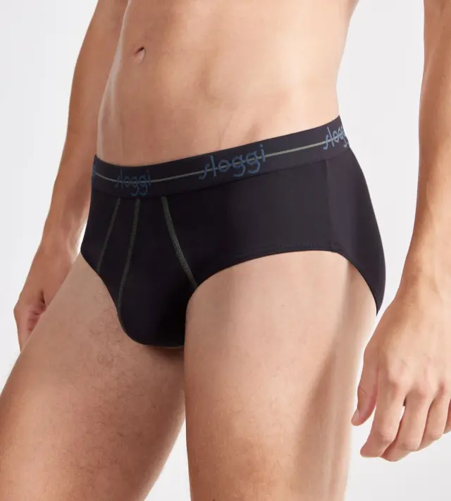 Sloggi Men Start Midi Σλιπ Ανδρικά Συνδυασμός Μπλε Ραφ Denim 2-Pack 3