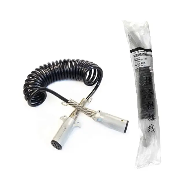 Καλώδιο Σπιράλ Για Φώτα Τρέιλερ 7 Πόλων - Seven Core trailer Spring Cable 081176