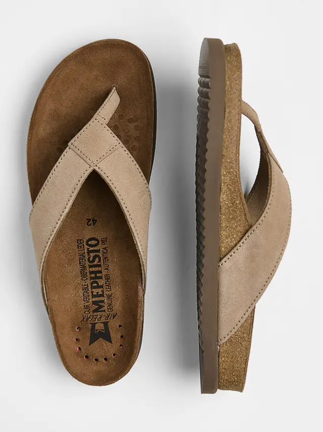 Mephisto Παντόφλες Ανδρικό δέρμα Nubuck Γκρί MEP/NATALIO GREY 3