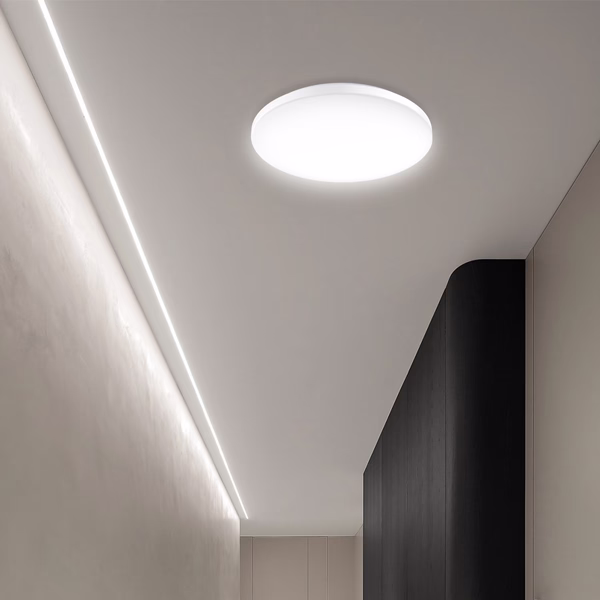 Πλαφονιέρα LED 36W Φ500 3CCT NUIVIA Λευκή