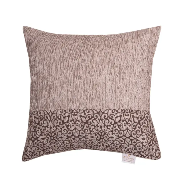 Διακοσμητική Μαξιλαροθήκη 42Χ42 Viopros 2212 Μπεζ 100% Chenille