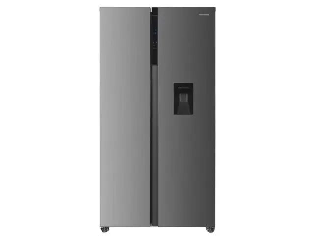 Ψυγείο Side by Side Heinner HSBS-HM529NFXWDE++ Full No Frost, με Βρυσάκι νερού, Χωρητικότητα 529L, Ενεργειακή Κλάση E και Ύψος 177cm HSBS-HM529NFXWDE++