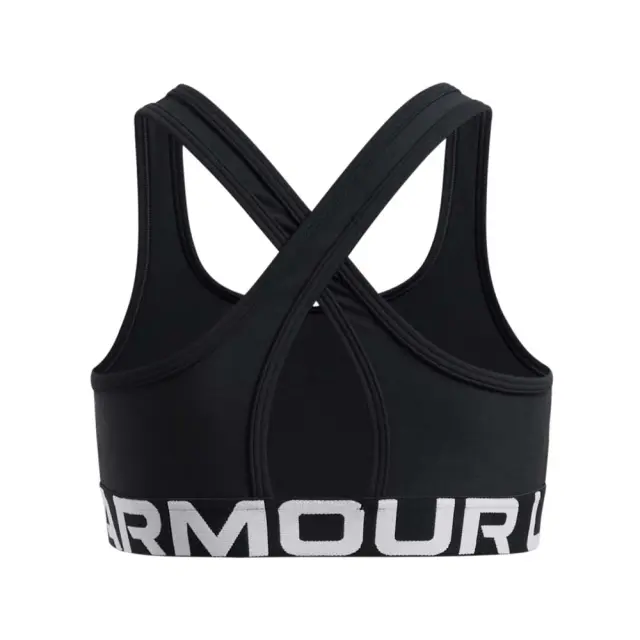 Under Armour Girl's Crossback Bra Μαύρο - Άσπρο 1390066-002 (Under Armour) 2