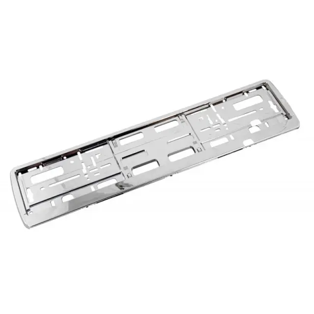 Πλαίσιο Πινακίδας Χρώμιο Ασημί - License plate frame 620065 2