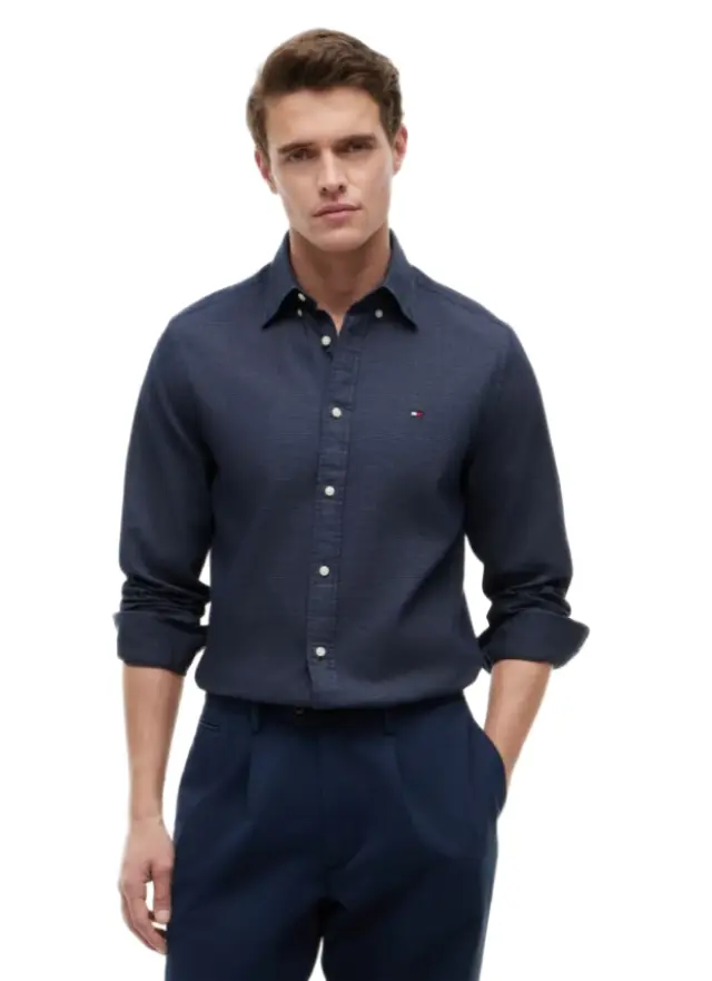 TommyHilfiger ανδρικό πουκάμισο με τεχνολογία FLEX MW0MW43320-1