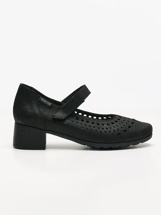 Mephisto Μπαρέτες Γυναικείο δέρμα Μαύρο MEP/GILIA PERF N/BLACK 2