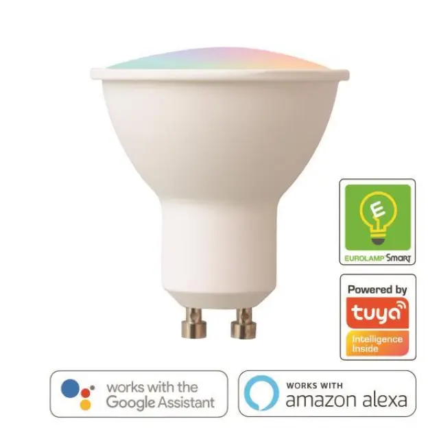 147-77903 ΛΑΜΠΑ LED SMART WiFi GU10 6W RGBW 220-240V EUROLAMP