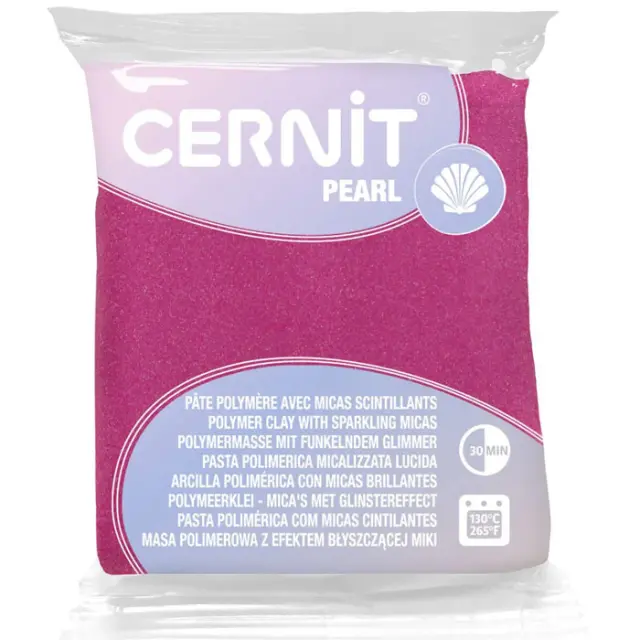 Πολυμερικός Πηλός Cernit Pearl No460 - Magenta - 56gr