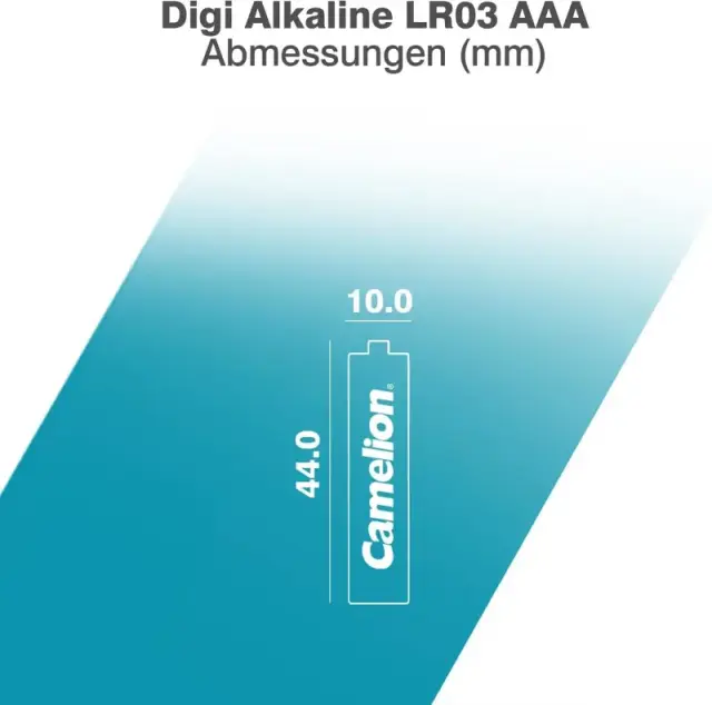 Camelion LR03-BP4DG Digi – Ενισχυμένες Αλκαλικές Μπαταρίες AAA 1,5V (4 τμχ) 3