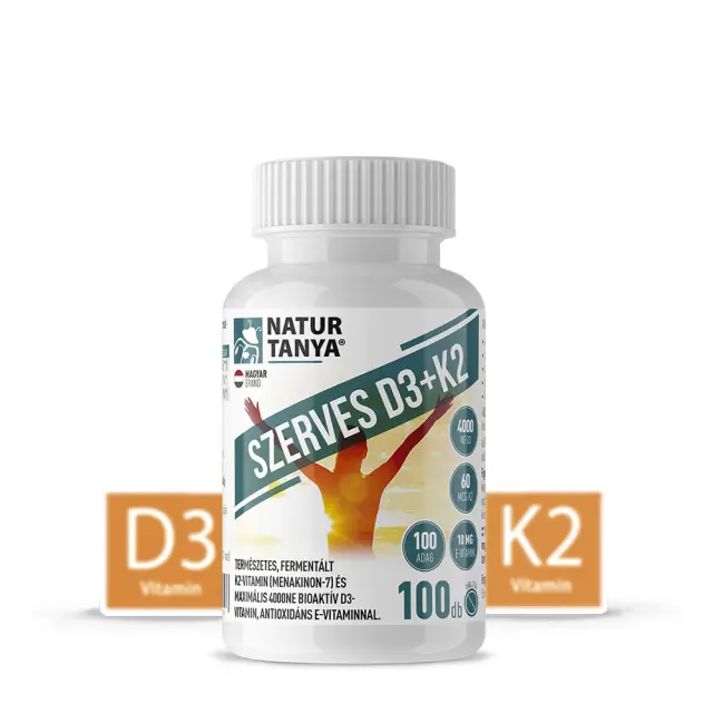 Natur Tanya Organic D3 + K2 Vitamin 3