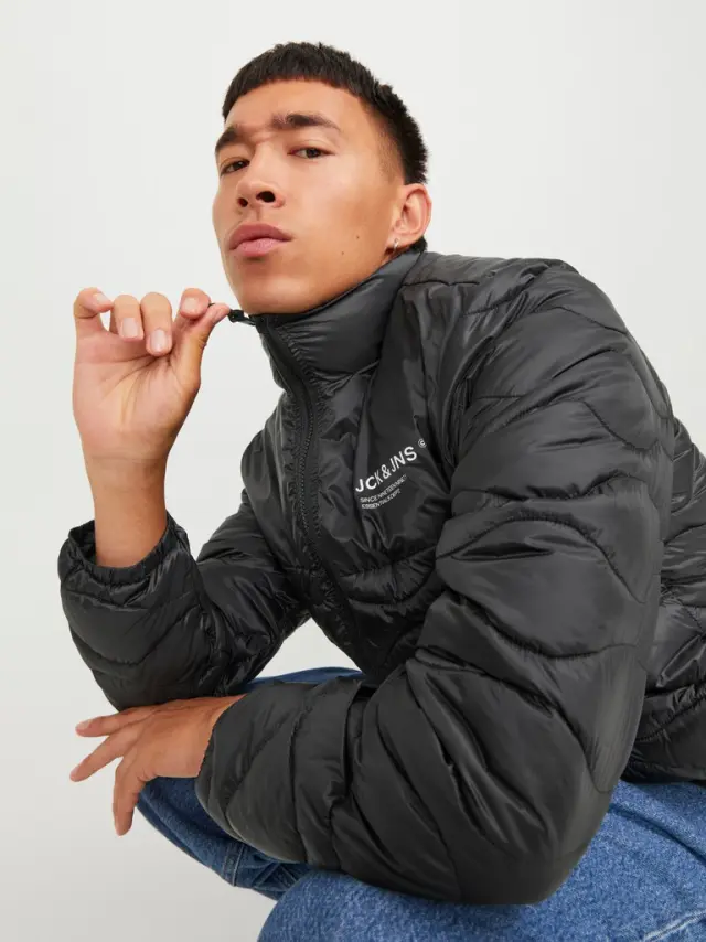 JJENOAH PUFFER COLLAR SN black 2