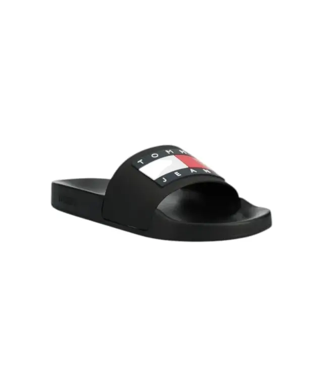 Tommy Hilfiger - Ανδρικές Παντόφλες Pool Slides EM0EM01191-BDS Μαύρο 2
