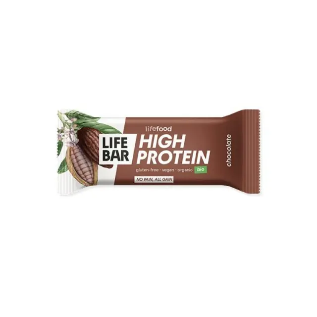 LIFEBAR High Protein μπάρα ενέργειας chocolate 40g