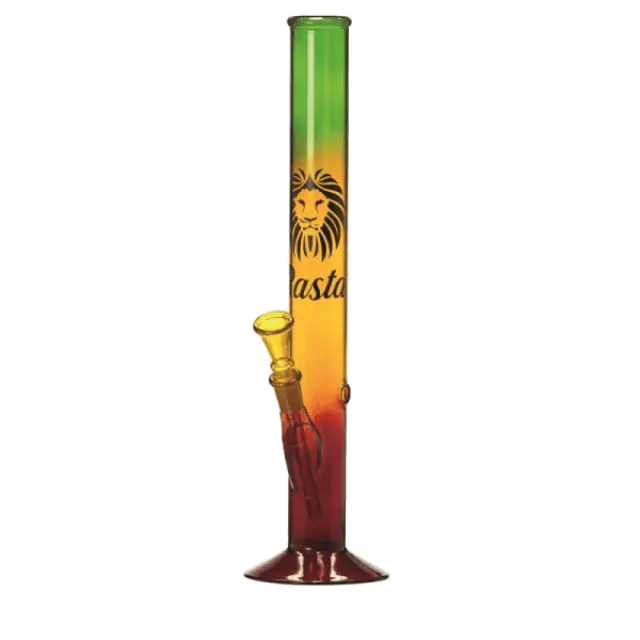 Rasta Glass Bong - 35cm