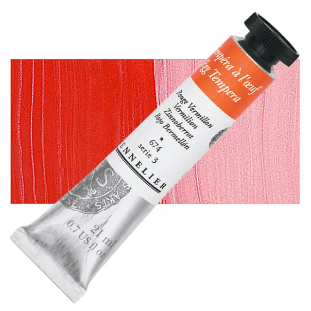 Αυγοτέμπερα Sennelier - 674 Vermilion - 21ml