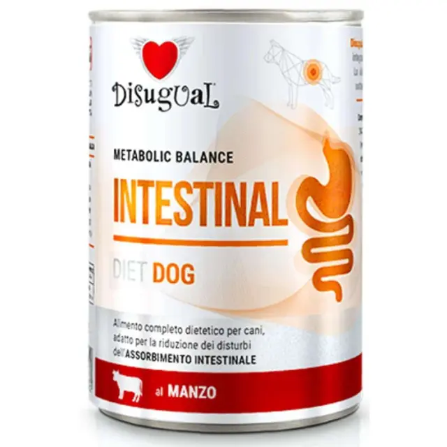 Κλινική Κονσέρβα Σκύλου Disugual Diet Dog-Intestinal Με Βοδινό 400gr