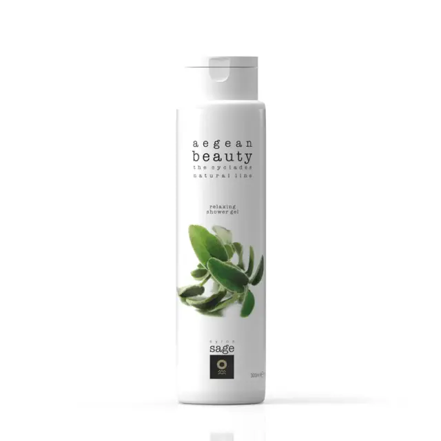 Aegean Beauty Revitilizing Salvia Officinalis Αφρόλουτρο με Φασκόμηλο Σύρου 300ml