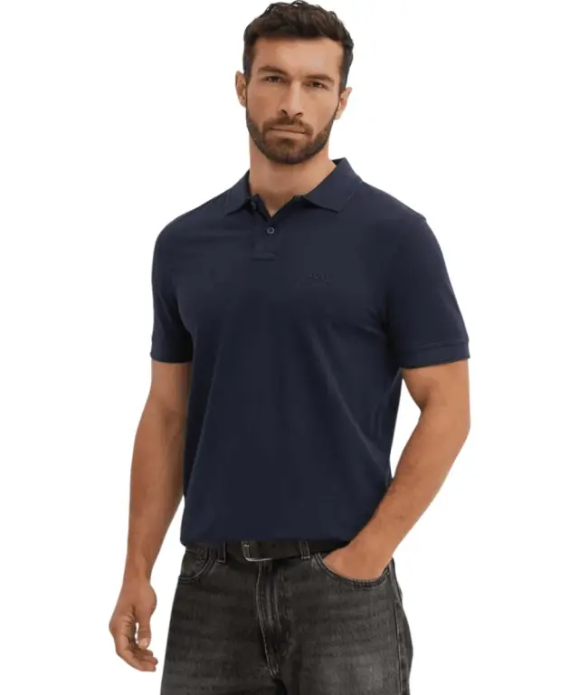 Hugo Boss - Ανδρικό Polo T-shirt Prime 50507813-404 Μπλε Σκούρο