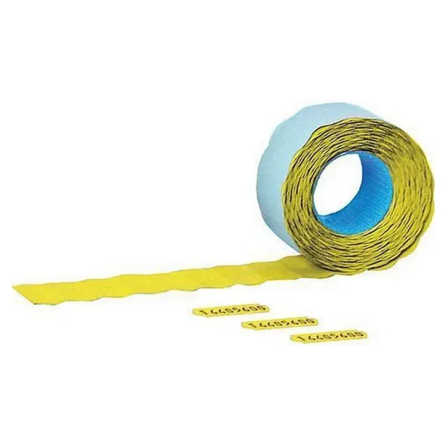 Ετικέτες Αυτοκόλλητες Ετικετογράφου 26x12mm Κίτρινες 1000 ετικέτες/ρολό
