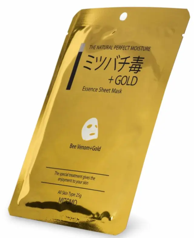 Mitomo Rejuvenating Mask Gold & Bee Venom Facial Mask 1pc 2
