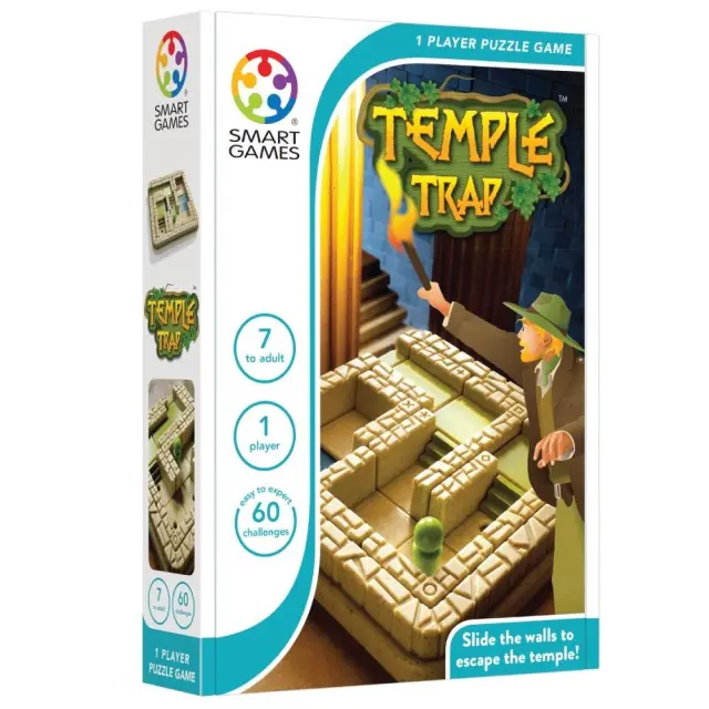 SmartGames Εκπαιδευτικό Παιχνίδι Επιτραπέζιο Παγίδα στο Ναό (48 challenges) για 7+ ετών 151877