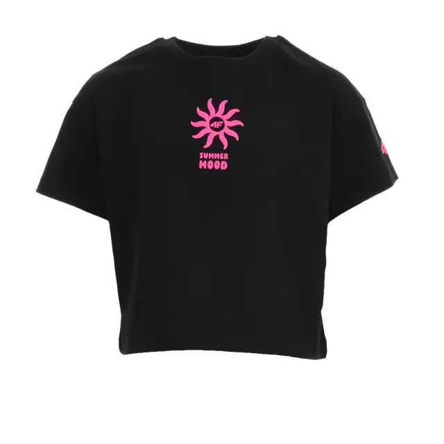4F T-shirt Cropped Deep Black 4FJWSS26TTSHF2941-20S - 164 2