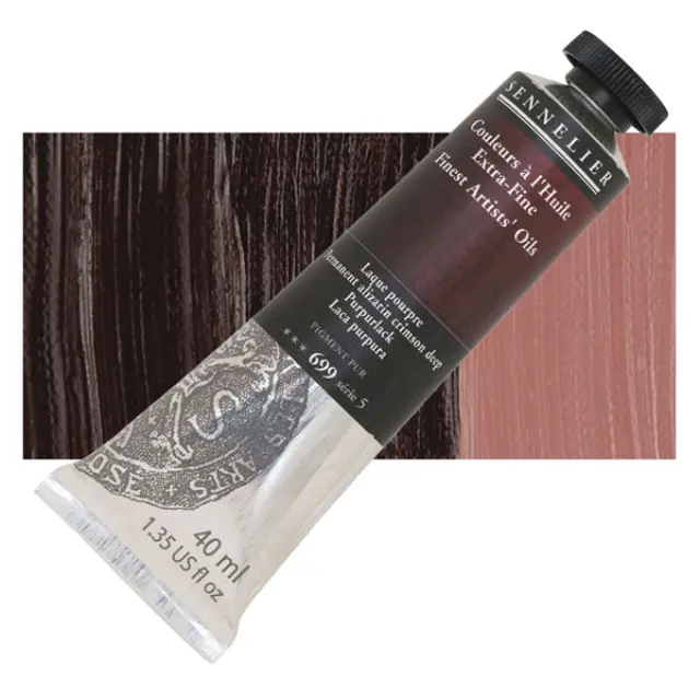 Sennelier Λάδι Finest Artists Oil 699 Permanent Alizarin Crimson Deep - 40ml