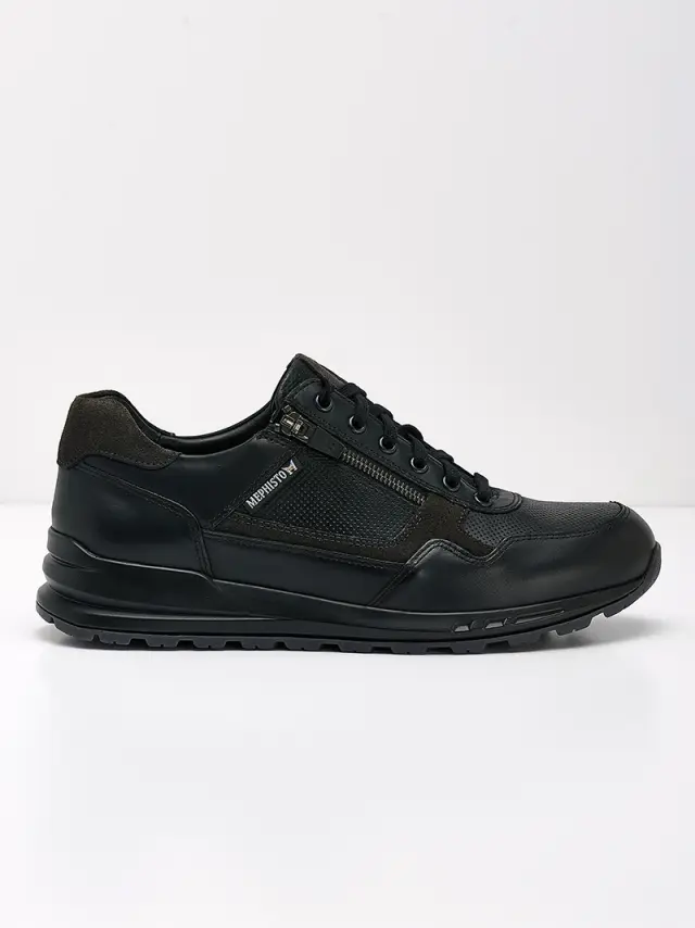 Mephisto Sneakers Ανδρικό δέρμα Μαύρο MEP/BRADLEY BLACK 2