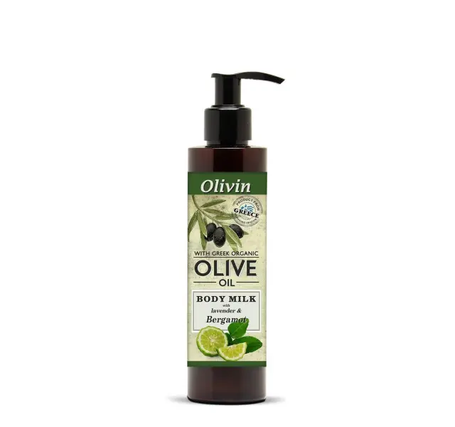 Olivin Body Milk Bergamot Περγαμόντο Γαλάκτωμα Σώματος, 200ml