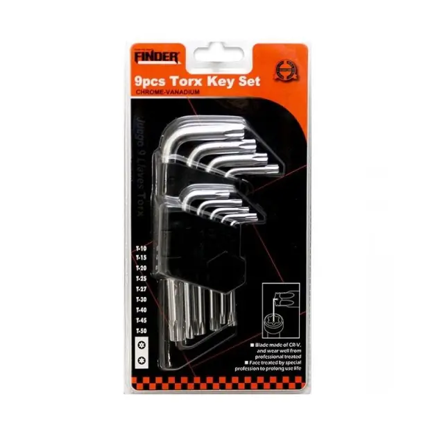 Κλειδιά Torx - 9pcs - Finder - 193123 3