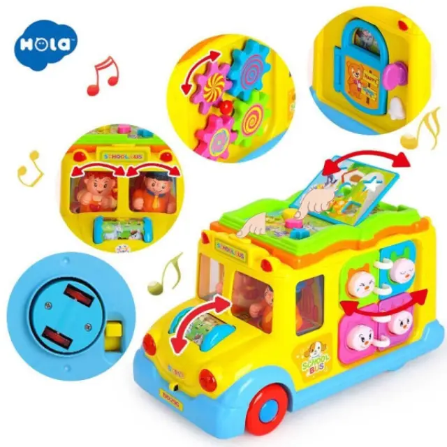 Hola Toys Early Learning Σχολικό Λεωφορείο 796 2