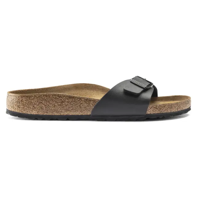 Birkenstock Πέδιλα Unisex Birko-Flor(ανθεκτικό υλικό της Birkenstock-επιτρέπει την επαφή με το νερό) Μαύρο BIR/MADRID 040793 BLACK