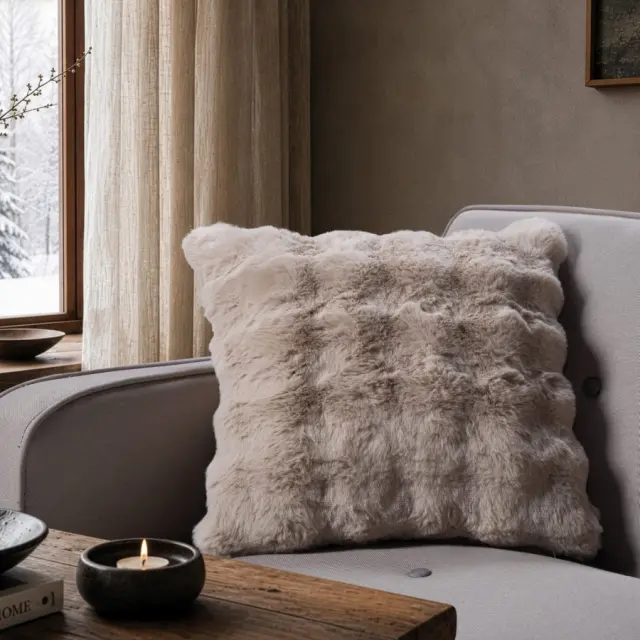 Μαξιλαροθήκη Haaland 02 Beige TEORAN 45x45cm με γέμιση