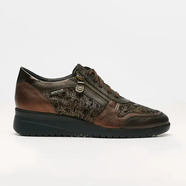 Mephisto Sneakers Γυναικείο δέρμα Καφέ MEP/IASMINA BRONZE