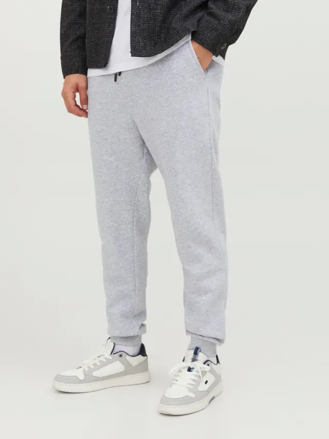 JPSTGORDON BRADLEY SWEAT PANT NOOS - Light Grey Melange 2