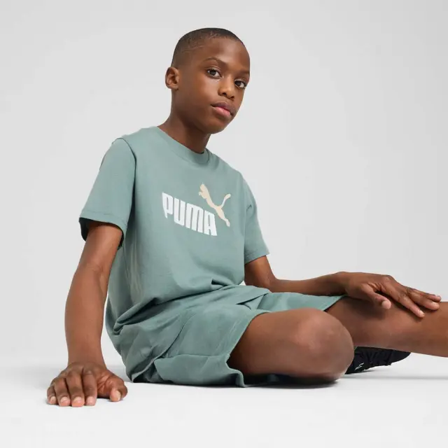 Puma Boy's Essentials 1 Color No1 Logo Tee Πράσινο 685778-30 (Puma)