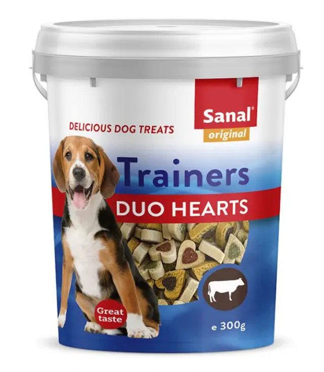 Sanal dog trainer Duo Hearts 300gr