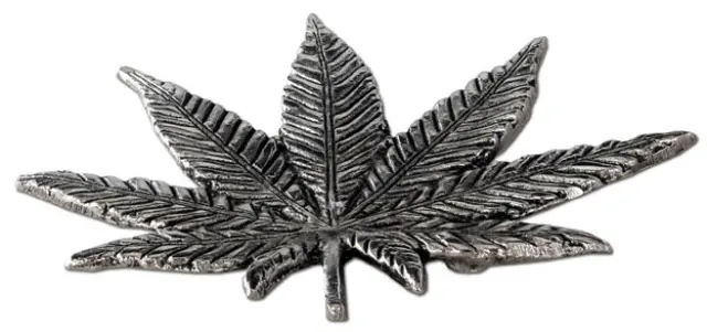 Βάση για Αρωματικά Sticks Μεταλλική Σχέδιο Leaf - 13cm