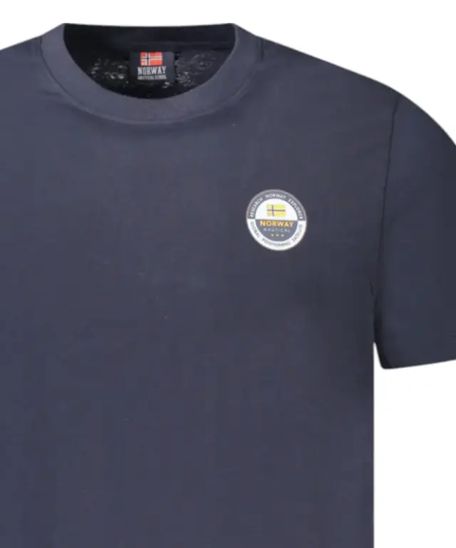 Norway Nautical School - Ανδρικό T-shirt Κοντομάνικο 806032-NAVY Μπλε Σκούρο 3