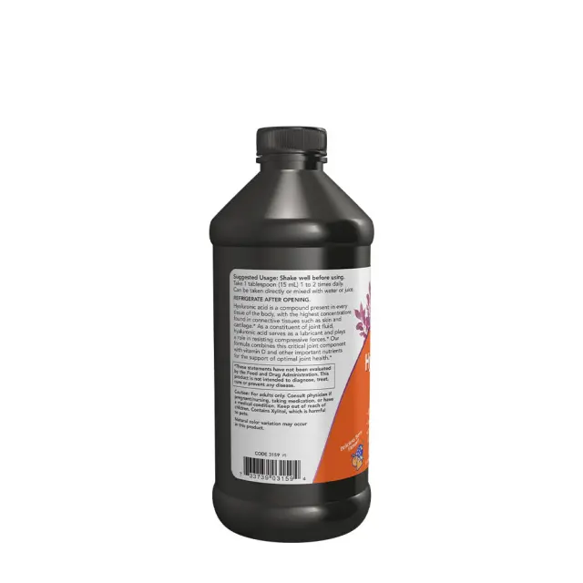 Now Foods Liquid Hyaluronic Acid 100 mg 473ml 3